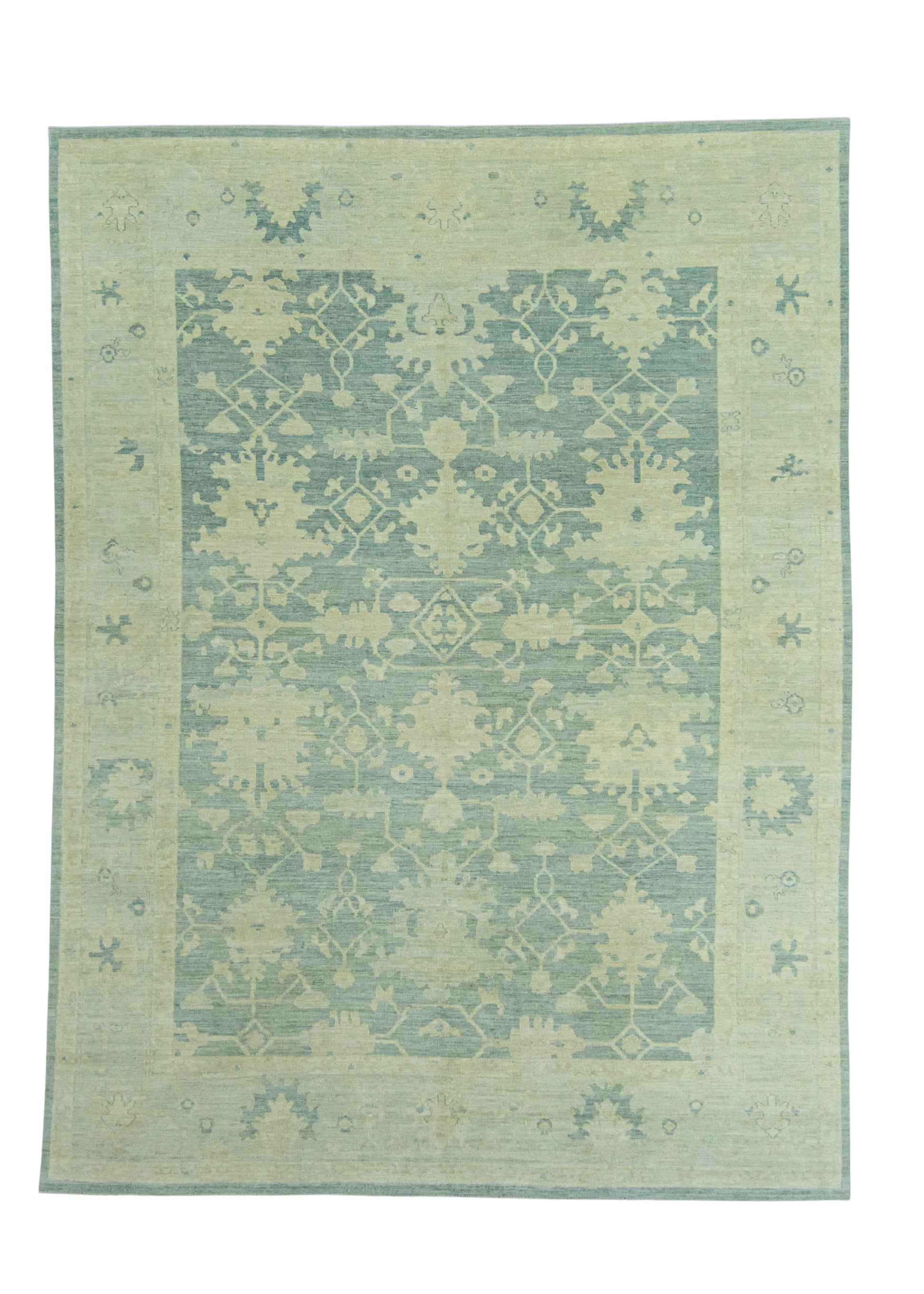Turkish Oushak Rug 8'11" x 11'11" #20084