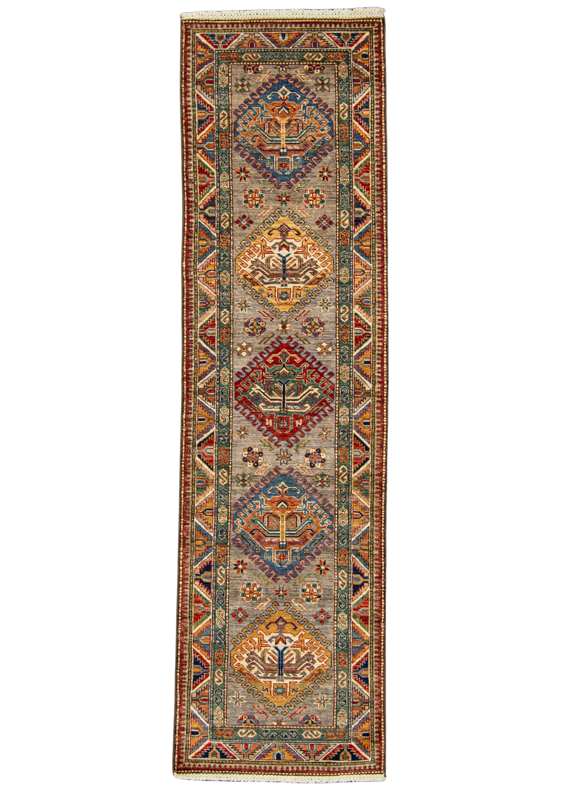 Oriental Handmade Rug  2'7" x 9'3" #22896