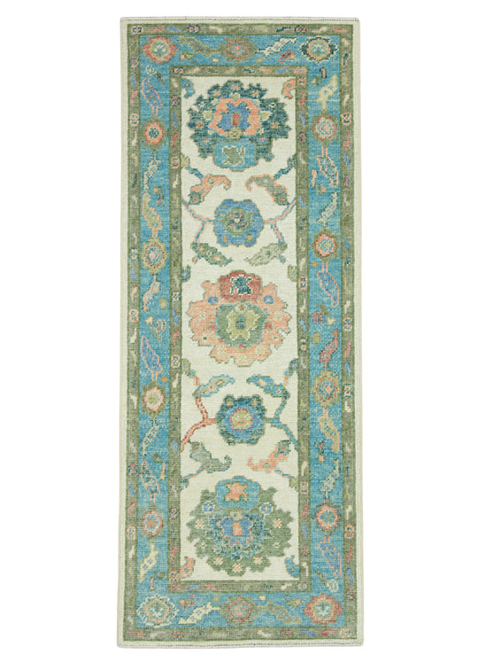 Turkish Oushak Runner Rug 2'4" x 6' #17070