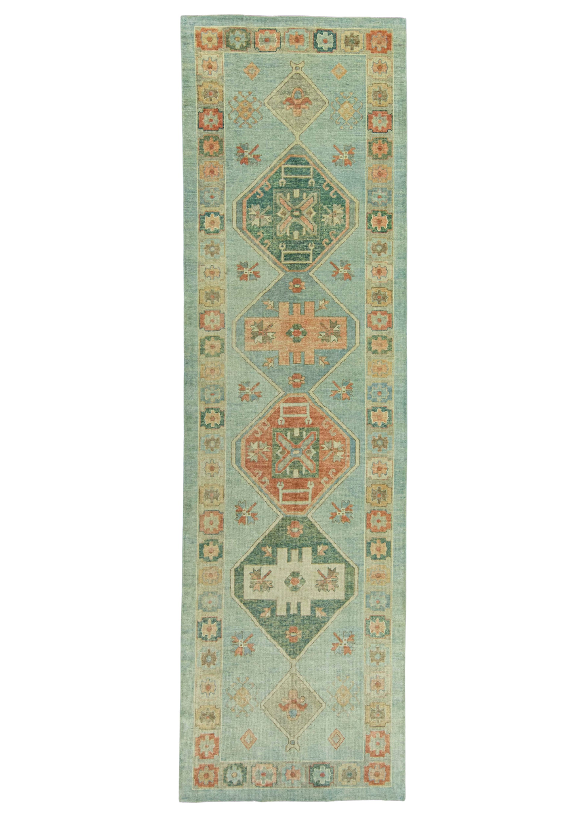 Turkish Oushak Rug 4'11" x 17'3" #20007