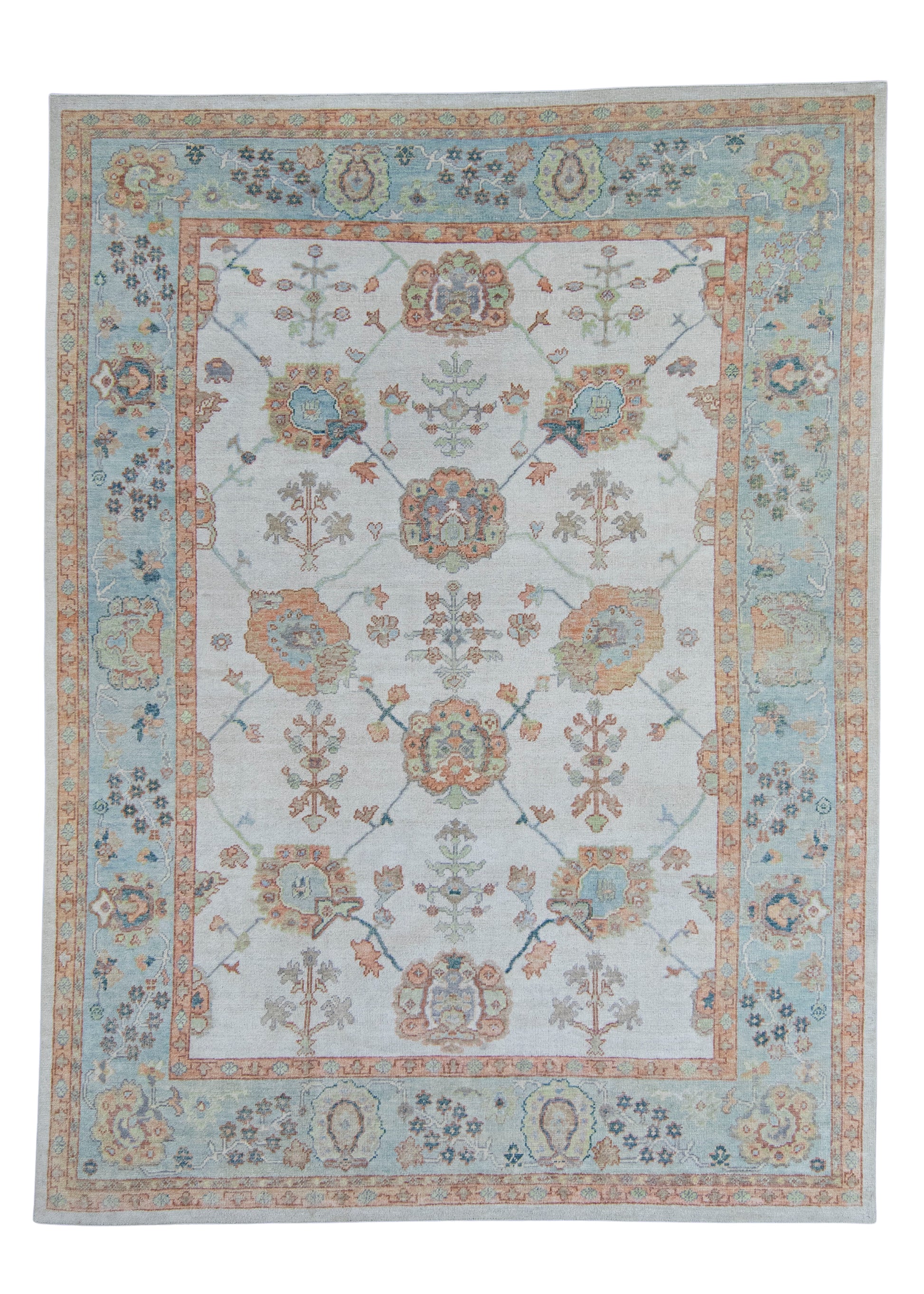 Turkish Oushak Rug 9'3" x 12'4" #20432
