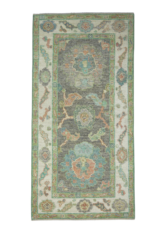 Turkish Oushak Rug 2'7" x 5'2" #17470