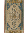 Turkish Mini Rug Oriental Hand Knotted Vintage Rug 1'9" x 3'1" #21139