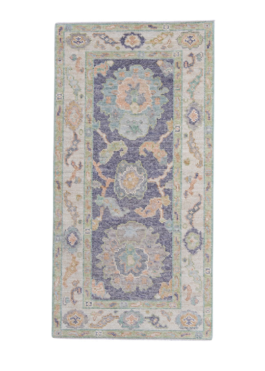 Turkish Oushak Rug 2'7" x 5' #16715