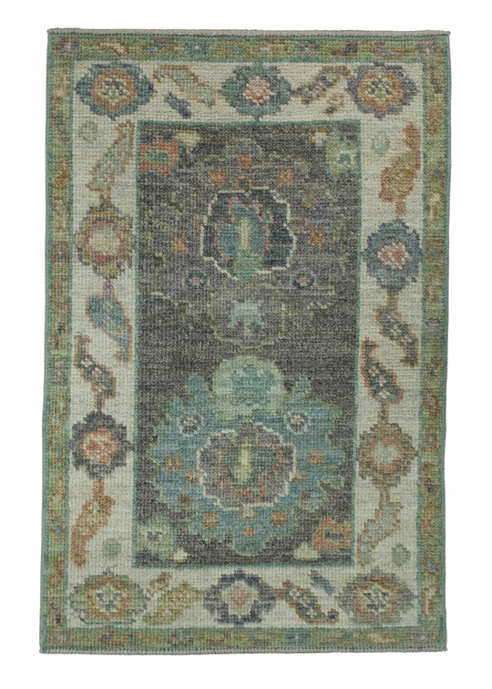 Turkish Oushak Rug 2' x 3'1" #17310