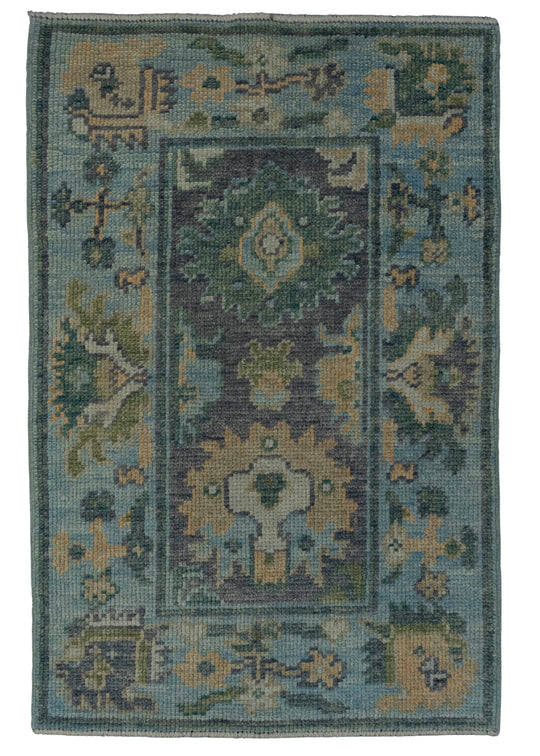 Turkish Oushak Rug 2' x 3' #19540