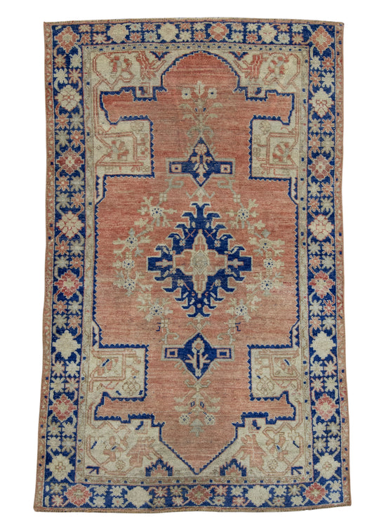 Turkish Vintage Rug 4'1" x 6'8" #17117