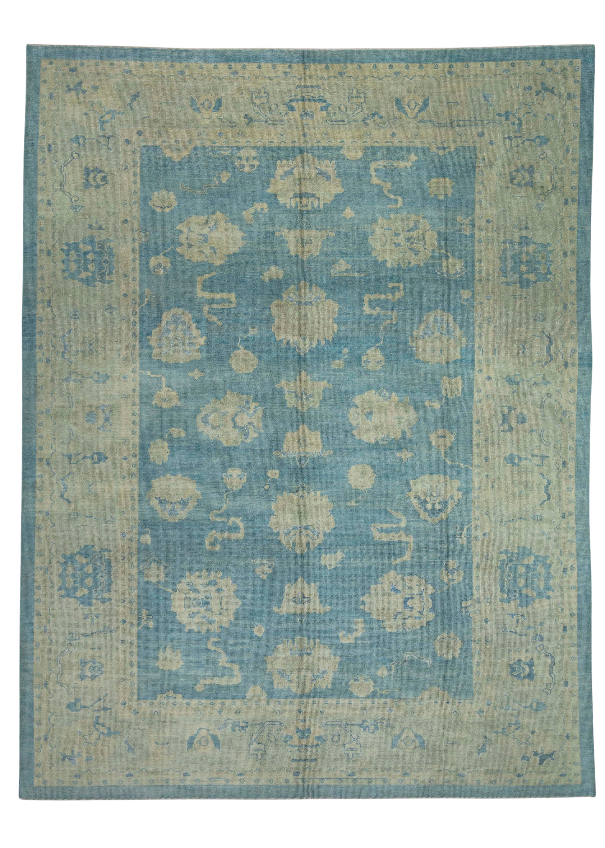 Turkish Oushak Rug 9'1" x 12' #18605