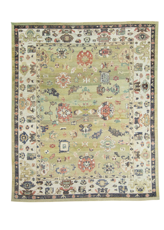 Turkish Oushak Old Wool Rug 12'1" x 14'9" #18125