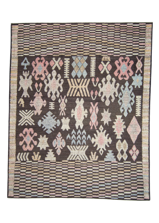 Turkish Kilim Oriental Handmade Flatweave 10'2" x 12'7" #18678