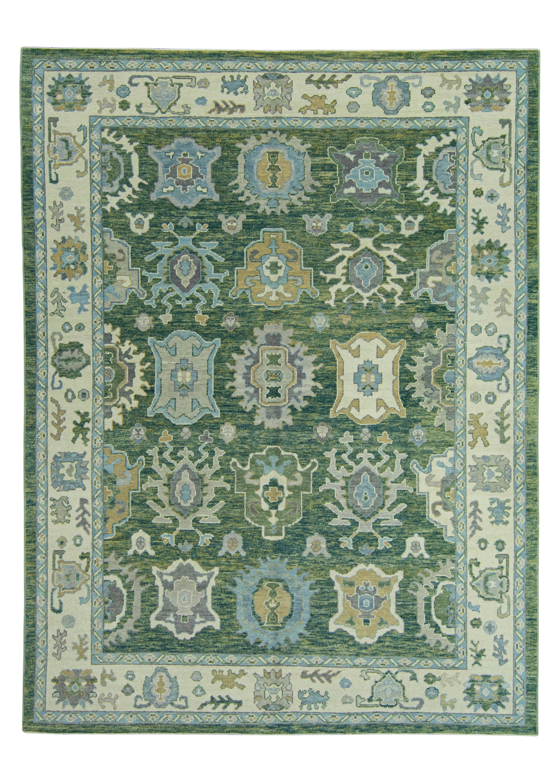 Turkish Oushak Rug 9'4" x 12'4" #20102