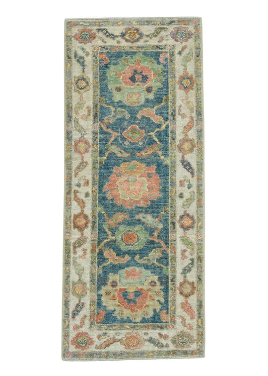 Turkish Oushak Runner Rug 2'4" x 5'8" #17464