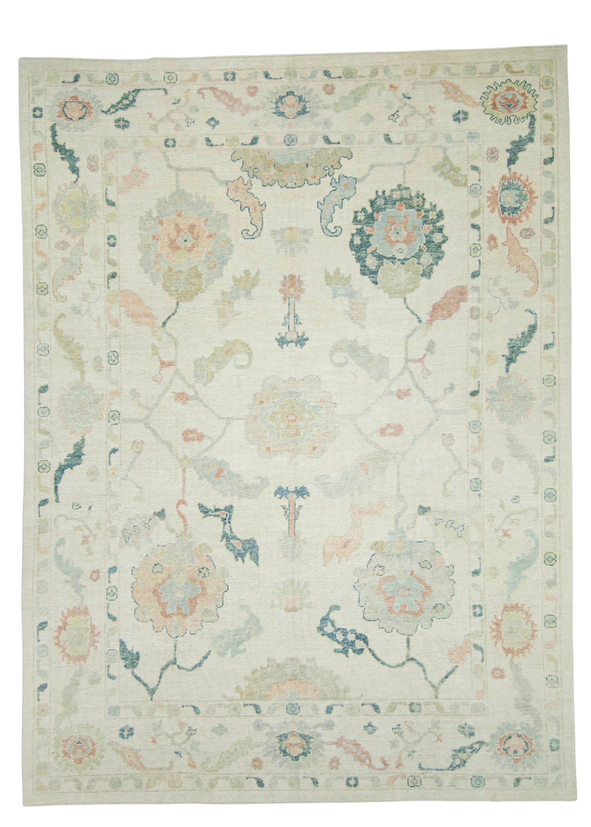 Turkish Oushak Rug 9'4" x 12'9" #22166