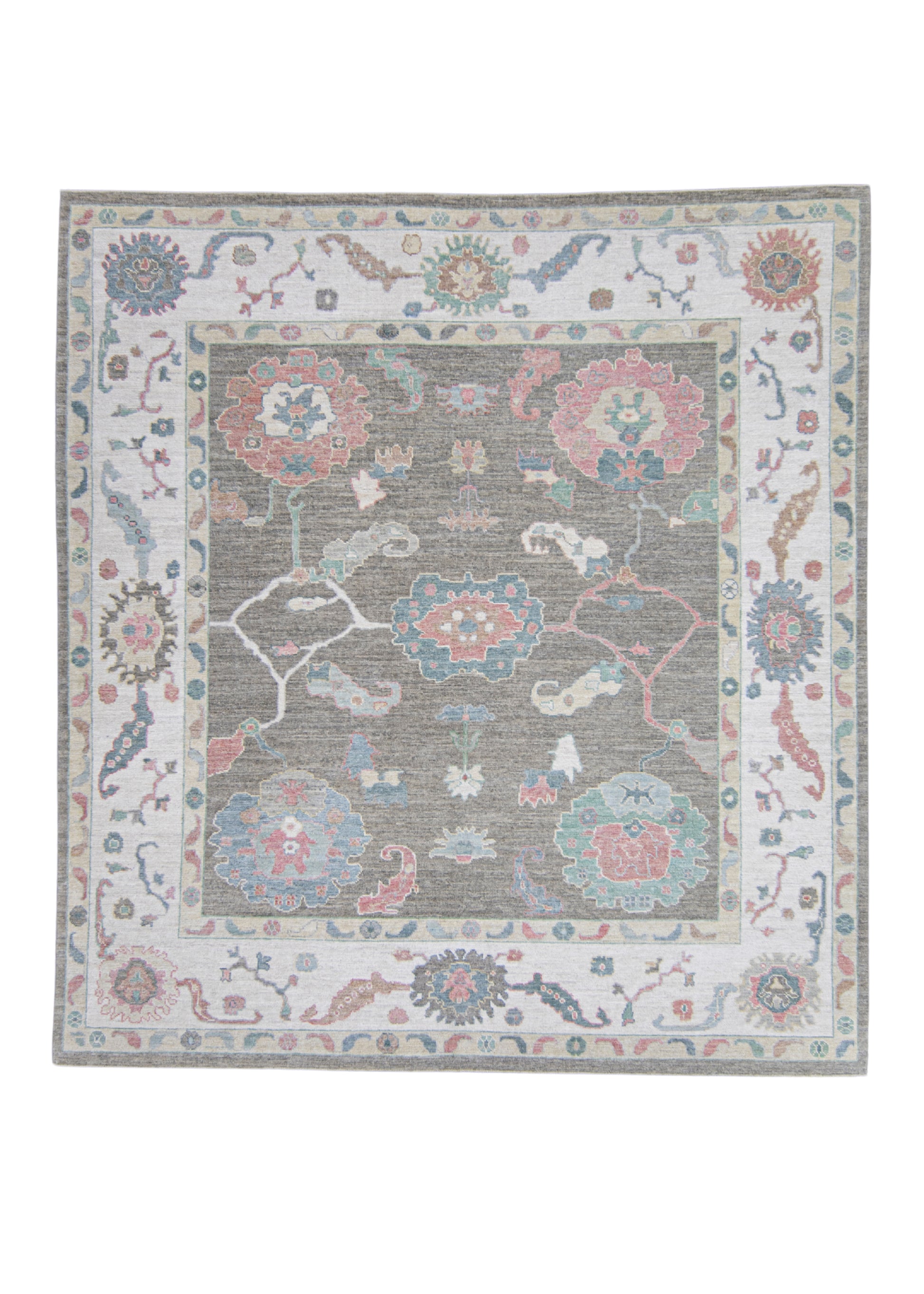 Square Turkish Oushak Rug 9'11" x 10'8" #17350