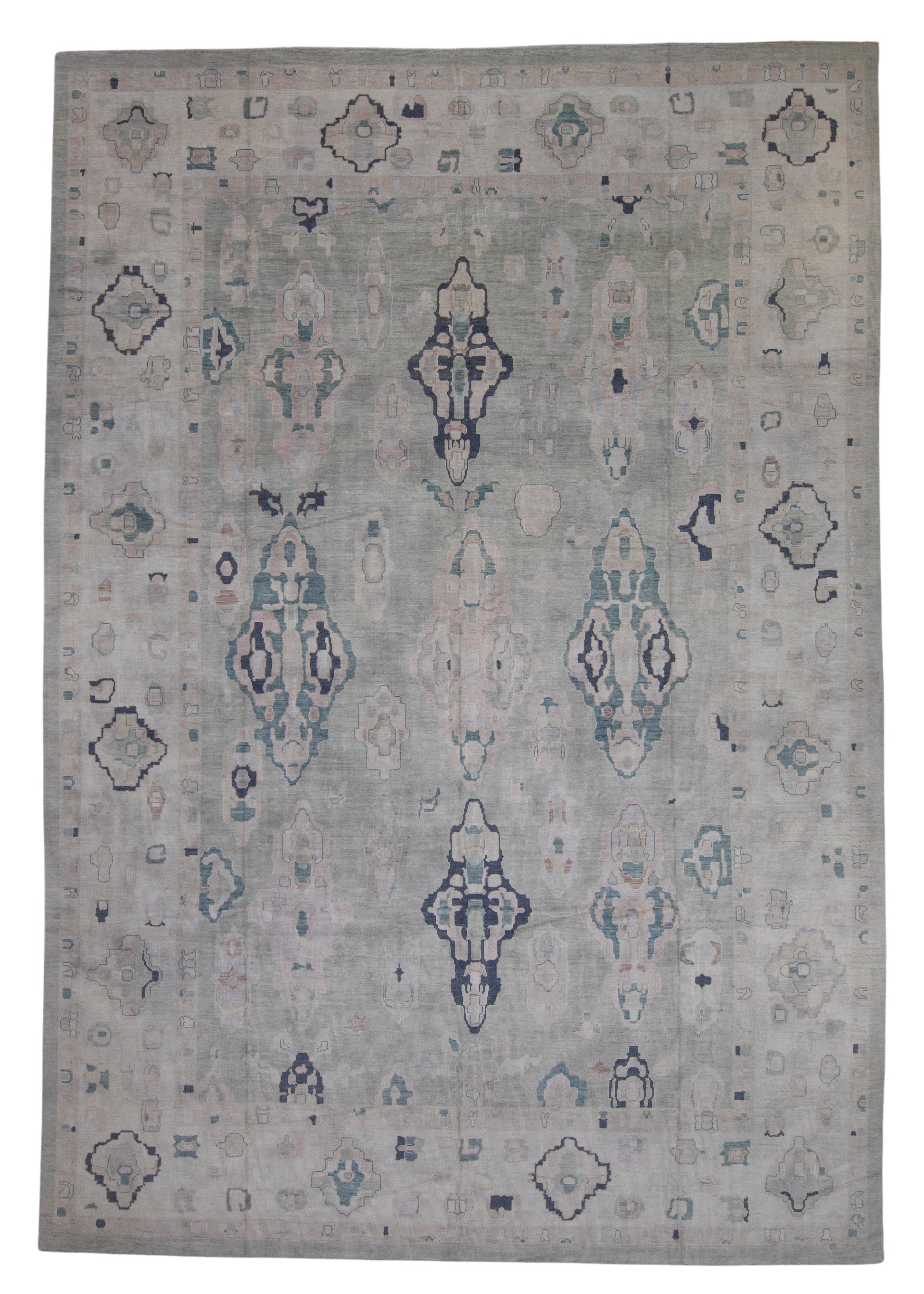 Turkish Oushak Rug 15'7" x 22'6" #16985