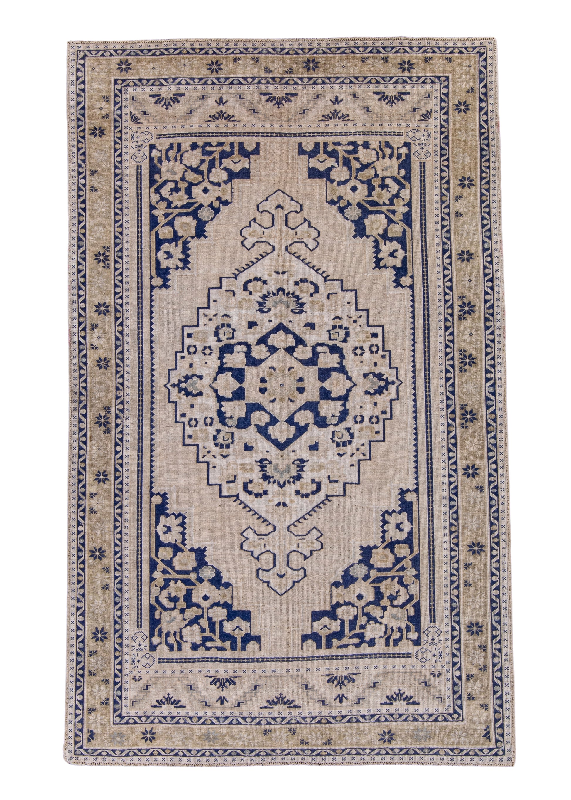 Turkish Vintage Anatolian Rug 5'1" x 8'4" #7012