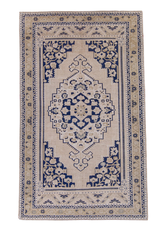 Turkish Vintage Anatolian Rug 5'1" x 8'4" #7012