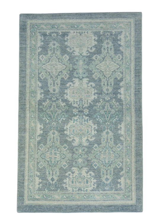 Turkish Oushak Rug 3'10" x 6'1" #17556