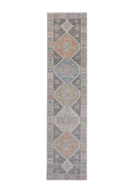 Turkish Oushak Runner Rug 2'11" x 11'11" #16173