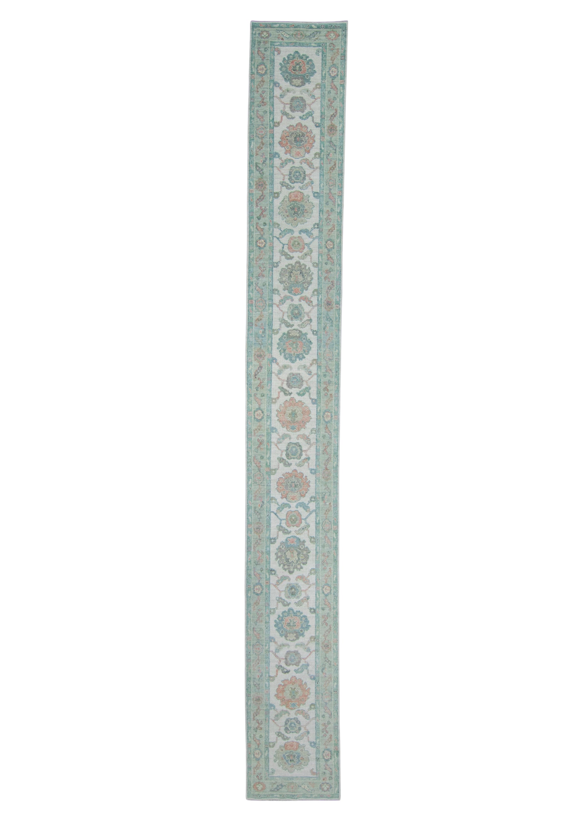 Turkish Oushak Runner Rug 2'9" x 22'4" #17477