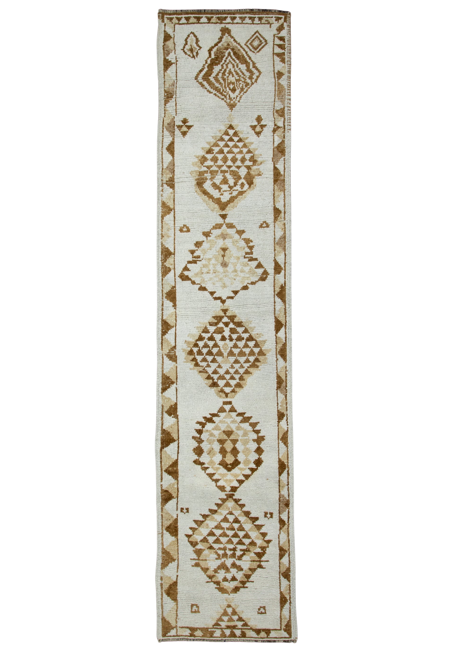 Turkish Vintage Anatolian Runner Rug 2'10" x 13'1" #17471