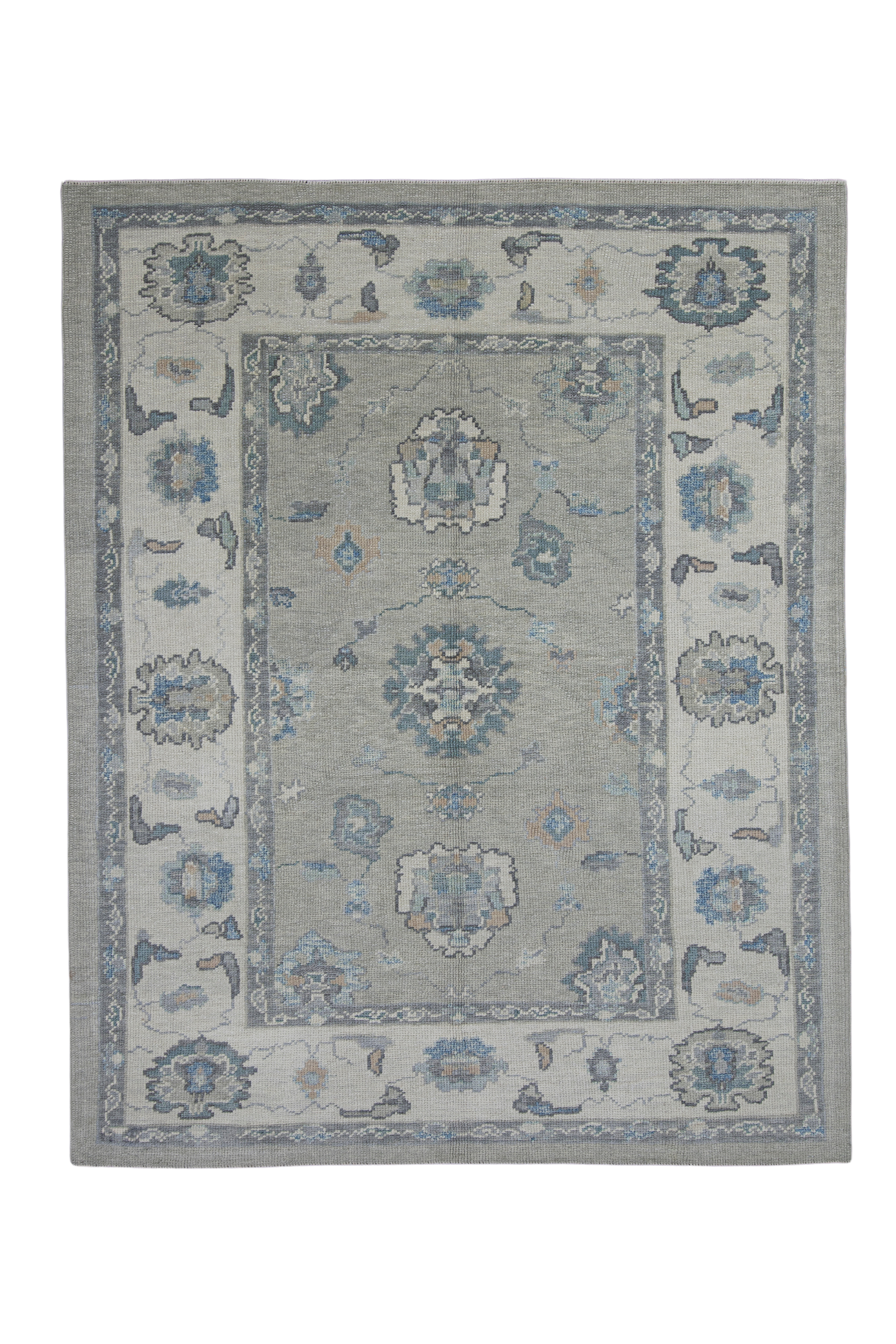 Turkish Oushak Rug 5'4" x 6'8" #11912