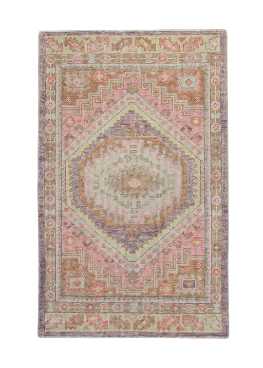 Turkish Oushak Rug 3'1" x 4'11" #2291