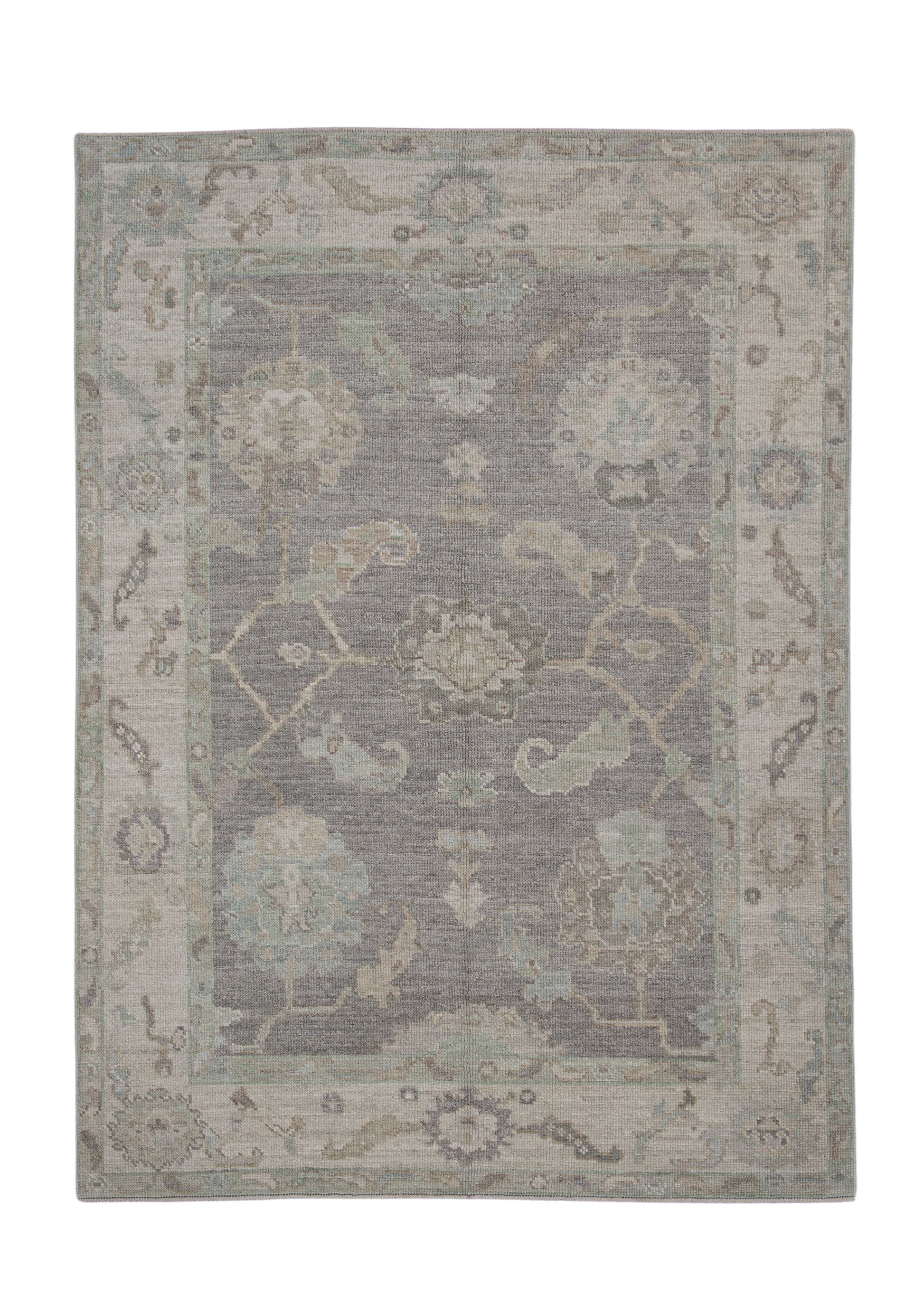 Turkish Oushak Rug 5'2" x 7' #11773