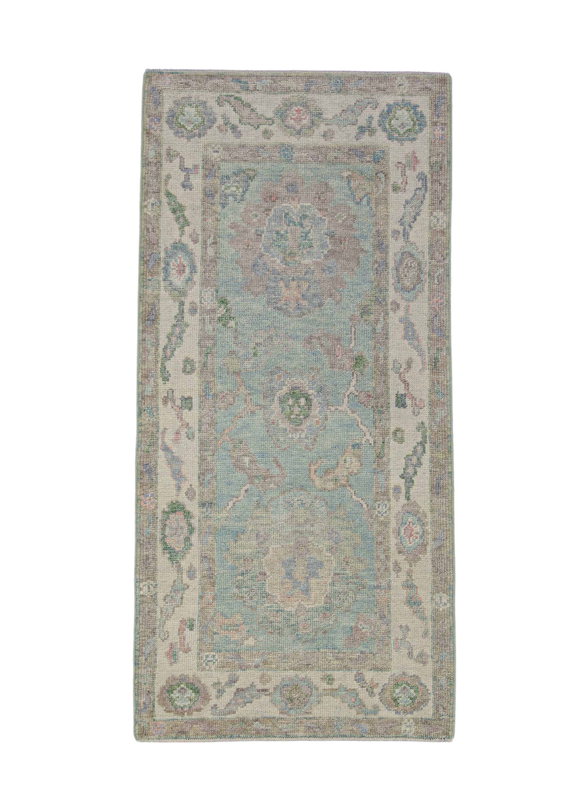 Turkish Oushak Rug 2'10" x 6' #12038