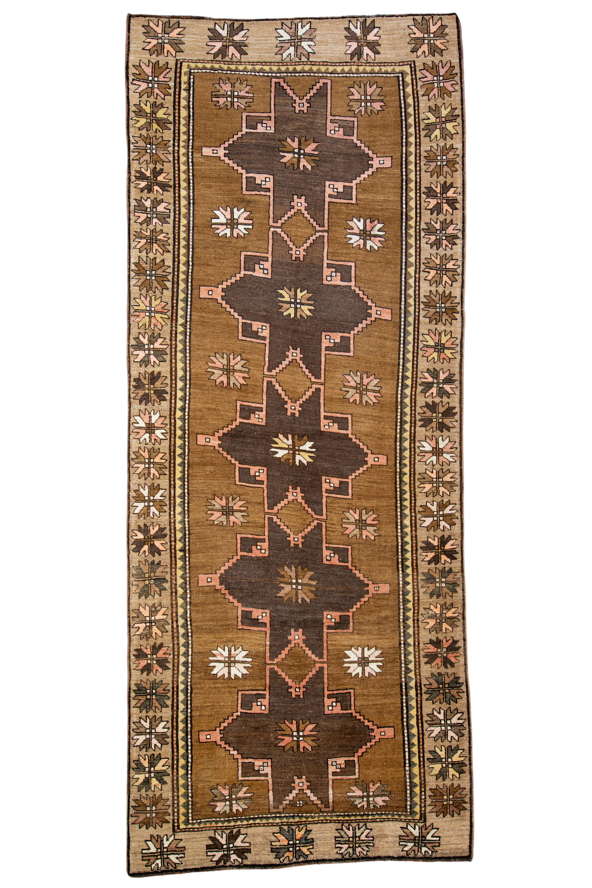 Turkish Vintage Anatolian Rug 5'3" x 13' #11986
