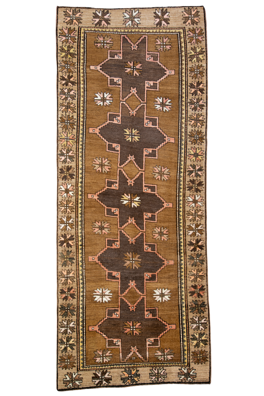 Turkish Vintage Anatolian Rug 5'3" x 13' #11986