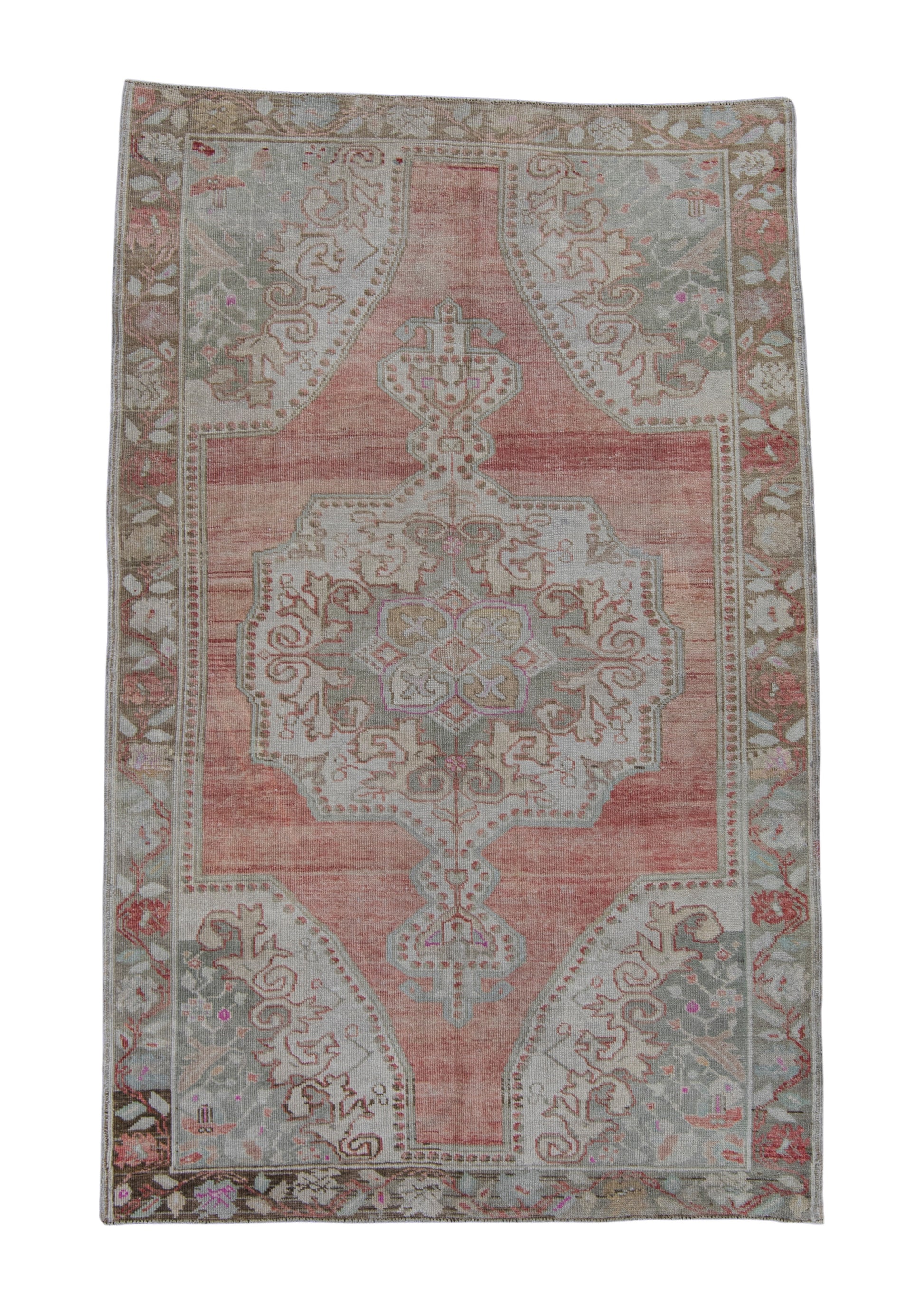 Turkish Vintage Anatolian Rug 4'5" x 7' #6001