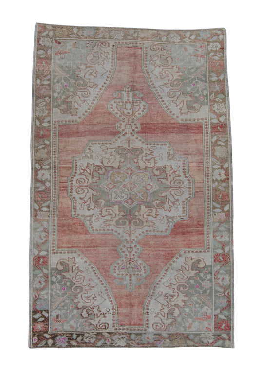 Turkish Vintage Anatolian Rug 4'5" x 7' #6001