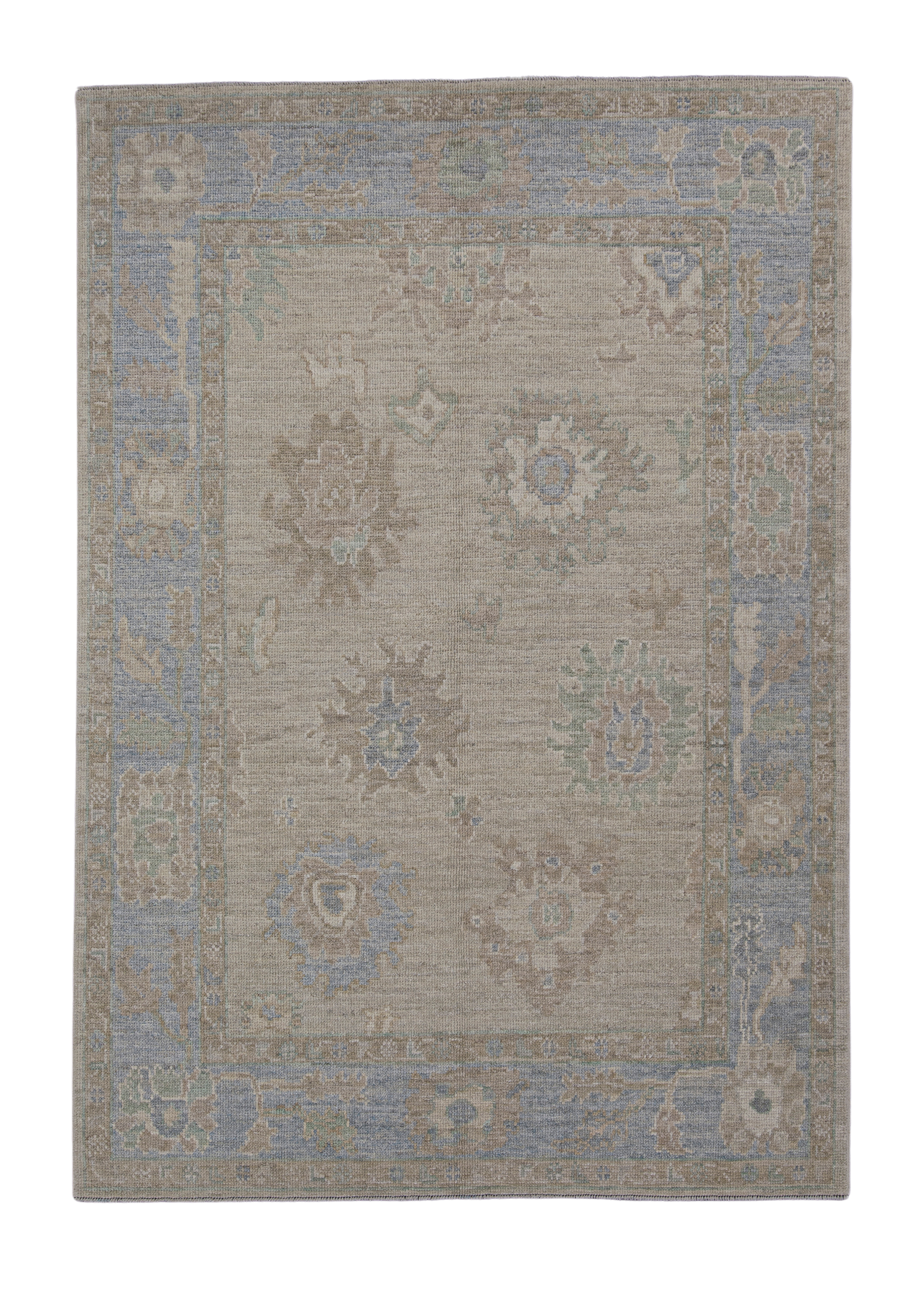 Turkish Oushak Rug 4'11" x 7'1" #11570