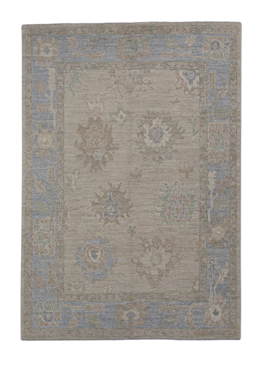Turkish Oushak Rug 4'11" x 7'1" #11570