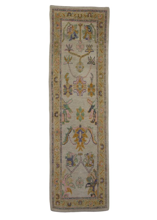 Turkish Oushak Rug 2'11" x 9'11" #4564