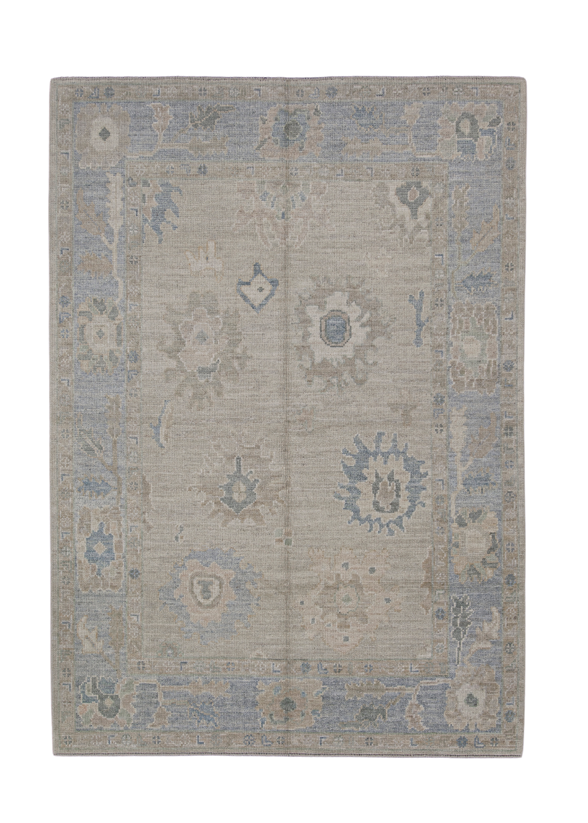 Turkish Oushak Rug 5' x 7'1" #11704