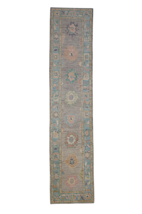Turkish Oushak Rug 2'11" x 13'1" #2083