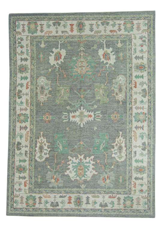 Turkish Oushak Rug 8'10" x 12'2" #17715
