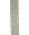 Turkish Oushak Runner Rug 2'10" x 14'2" #17736