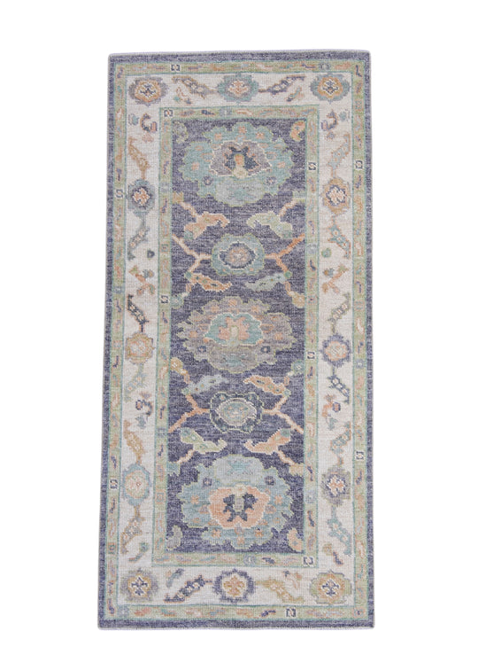Turkish Oushak Rug 2'9" x 5'9" #16423