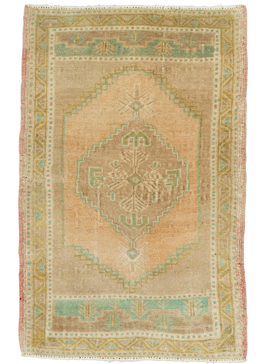 Turkish Yastik Rug  1'11" x  3'0" #23652
