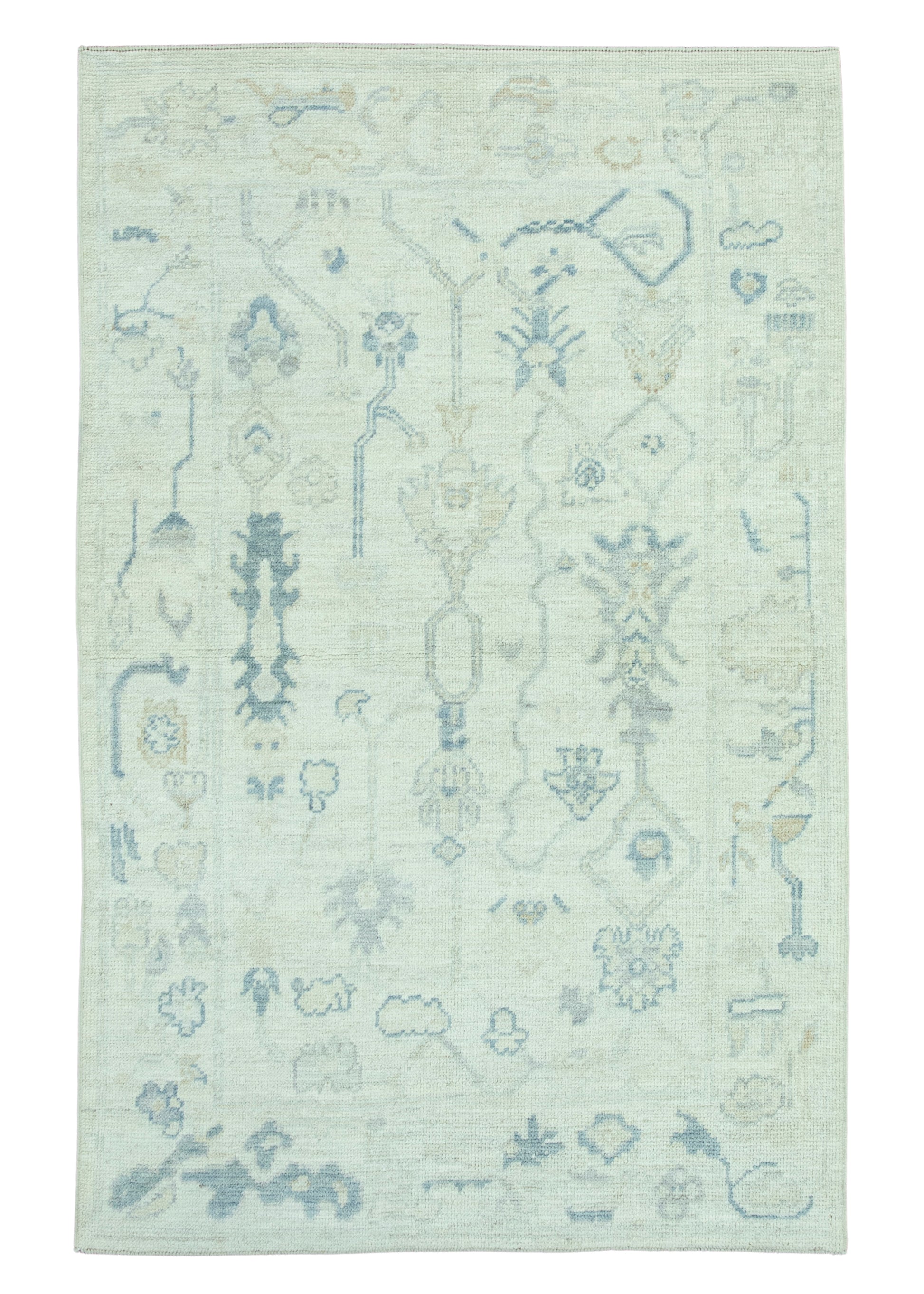 Turkish Oushak Rug 4' x 6'3" #19258