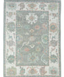 Turkish Oushak Rug 5'1" x 6'11" #17961