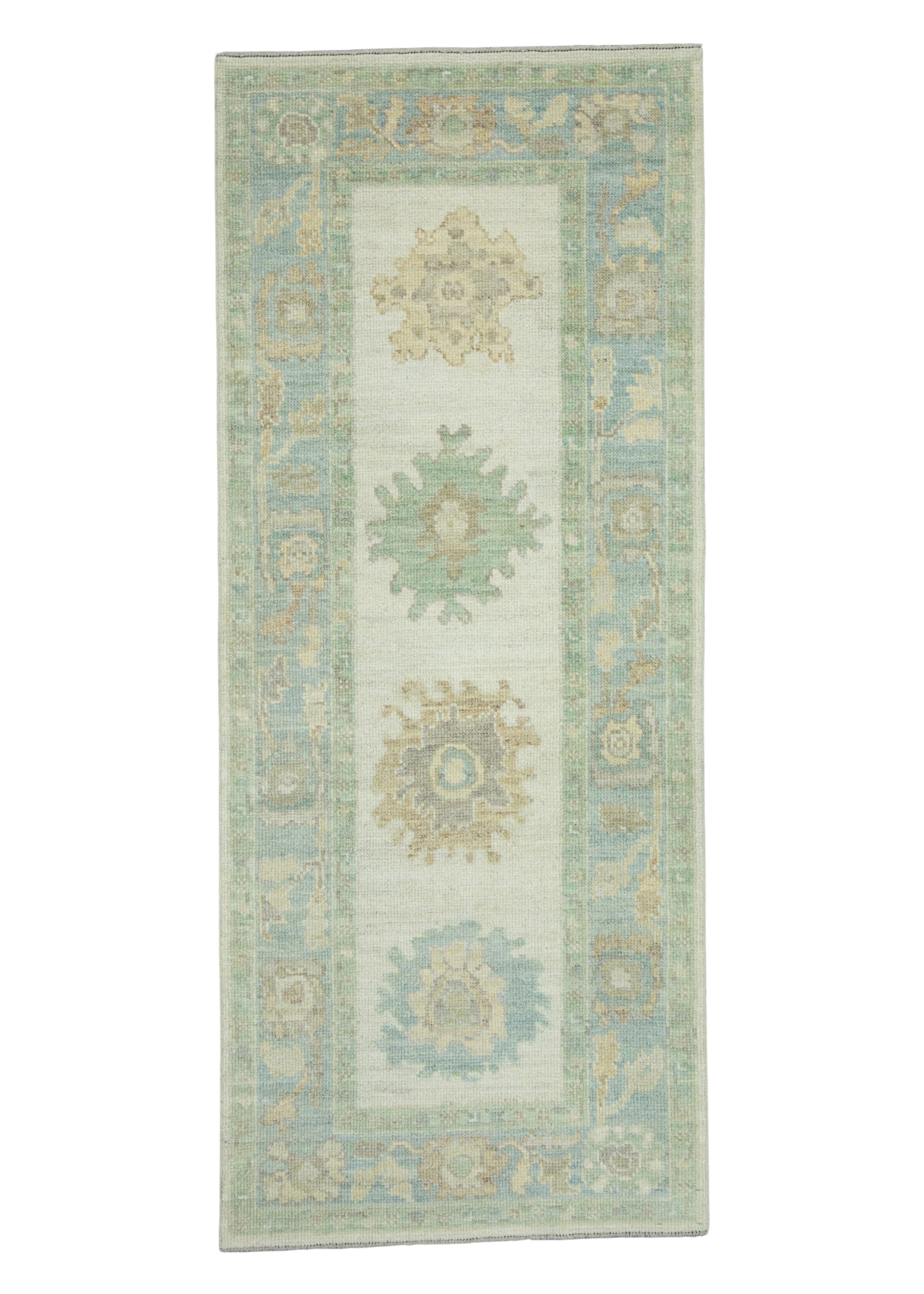 Turkish Oushak Runner Rug 2'9" x 6'8" #17525