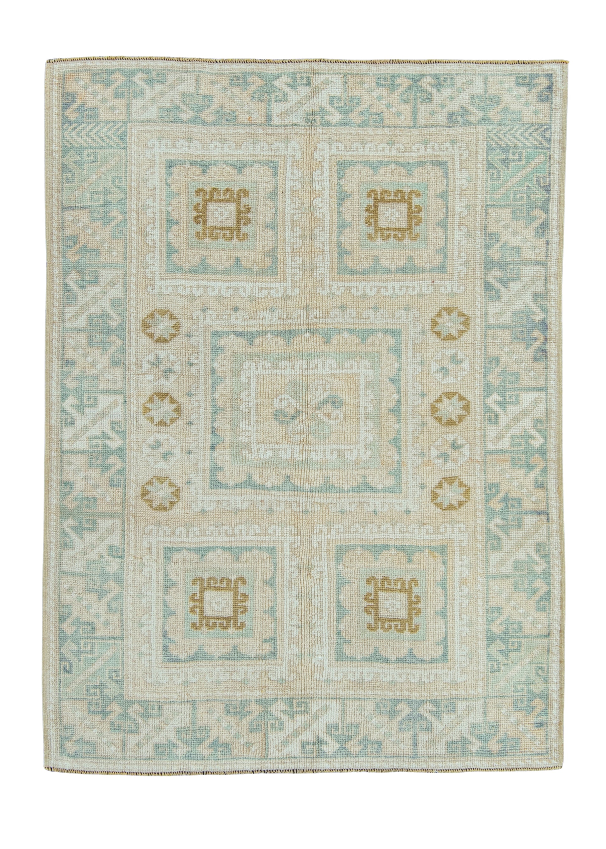 Turkish Vintage Rug 4'3" x 5'9" #20790