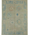 Turkish Oushak Rug 5' x 6'11" #17290