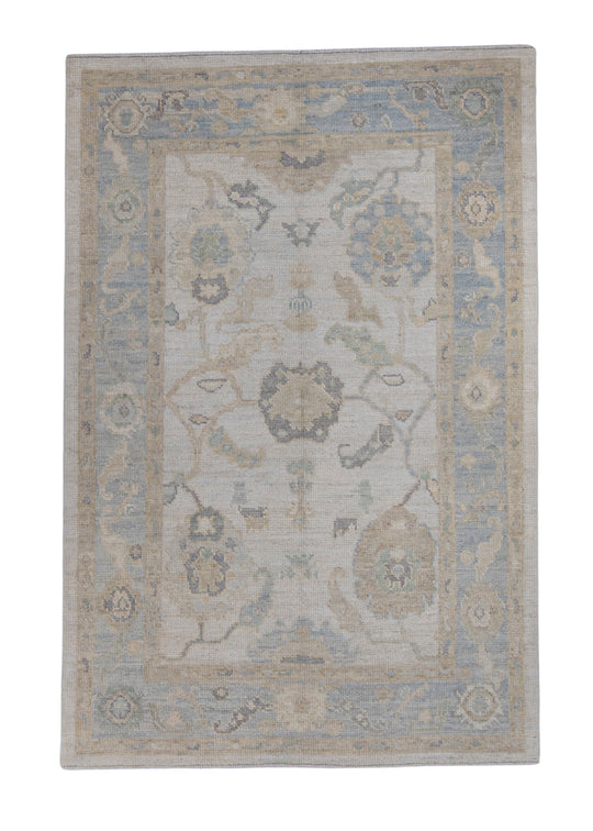 Turkish Oushak Rug 4'2" x 6'3" #16072