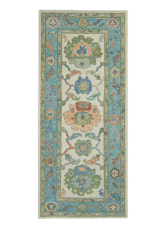 Turkish Oushak Runner Rug 2'8" x 6'3" #17071