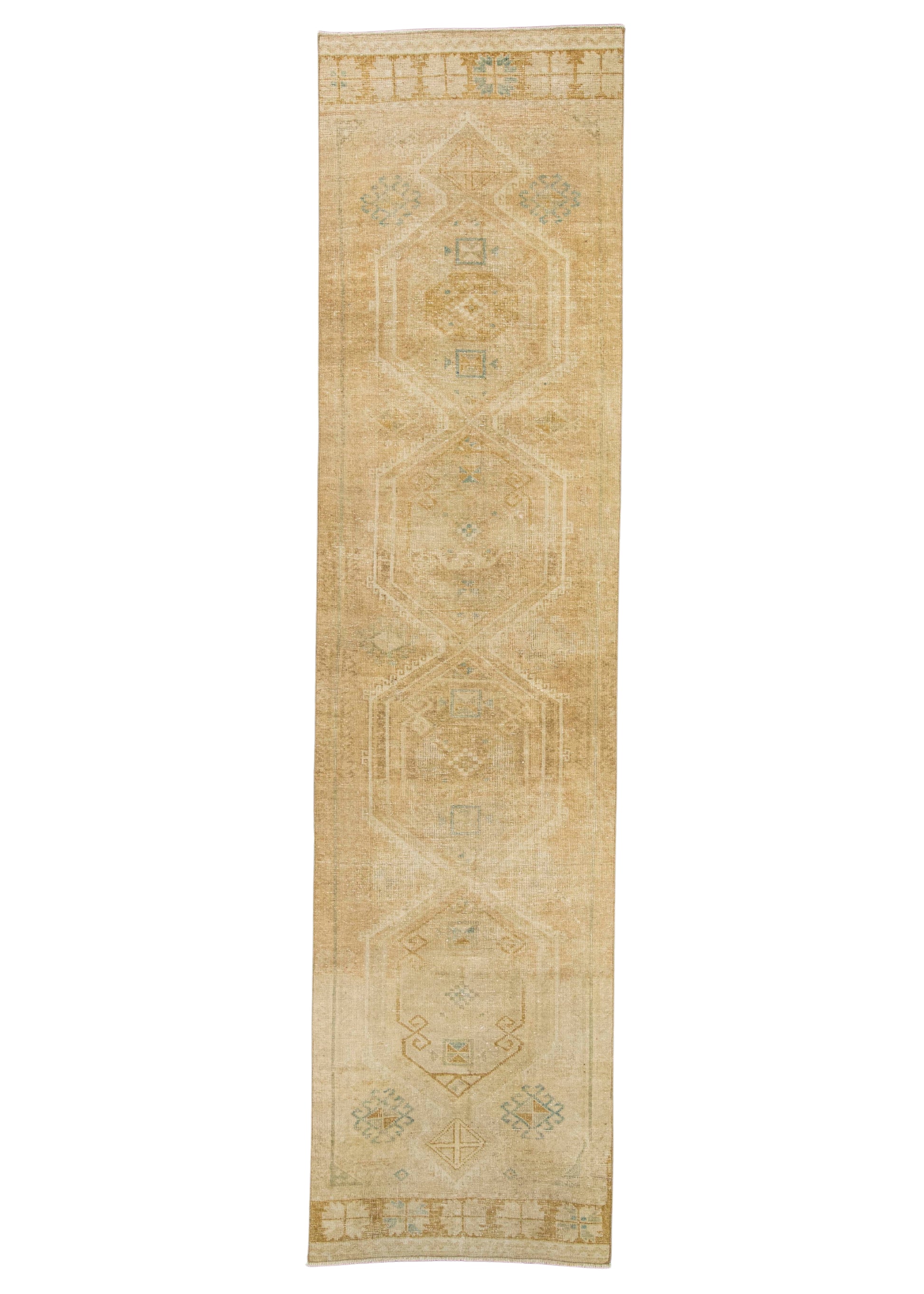Turkish Vintage Runner Rug 3' x 12' #24419